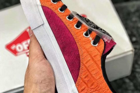Vans联名Sk8Lampin奢华麂皮灯芯绒范斯帆布鞋低帮