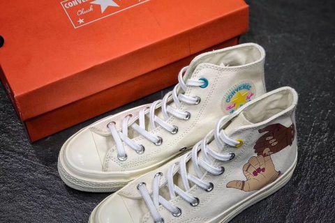 黑标con all star 1970S三星标高帮帆布鞋