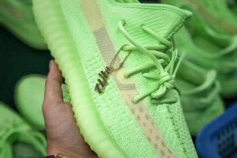 H12纯原 Yeezy 350V2 "GID" 荧光绿万邦客供原厂鞋