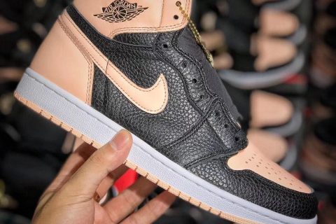 高端复刻鞋H12纯原 Air Jordan 1黑粉 AJ1脏粉 黑粉脚趾