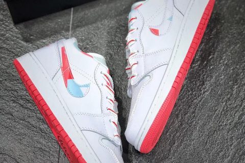 专为小姐姐们推出的 AJ 1 “Ice Blue” Pack 低帮复刻鞋