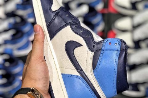 高端复刻-H12纯原AJ1 黑曜石蓝 "obsidian" 九大方位产品图