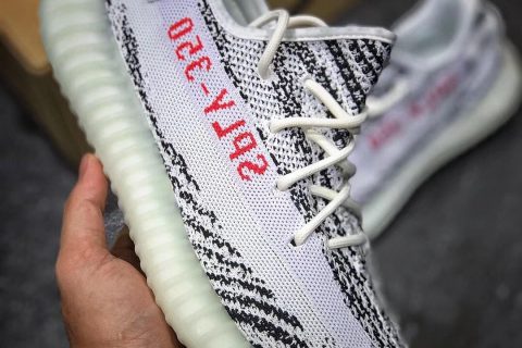 【日本外贸 私人订单】 Yeezy 350V2 白斑马