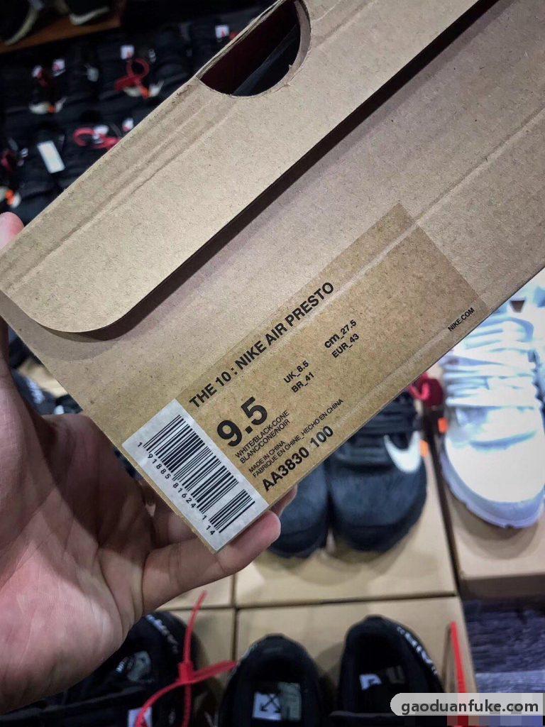 高端复刻精仿鞋H12纯原 全市场公认最强版本 渠道货卖家充正必备 Nike Presto X Offwhite 三色