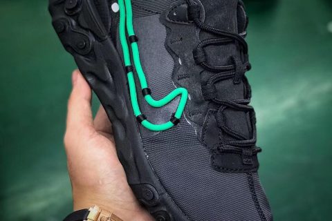 高端复刻精仿鞋NK Upcoming React Element 55 CPFM "JDI 绿钩笑脸?鸳鸯霓虹灯"