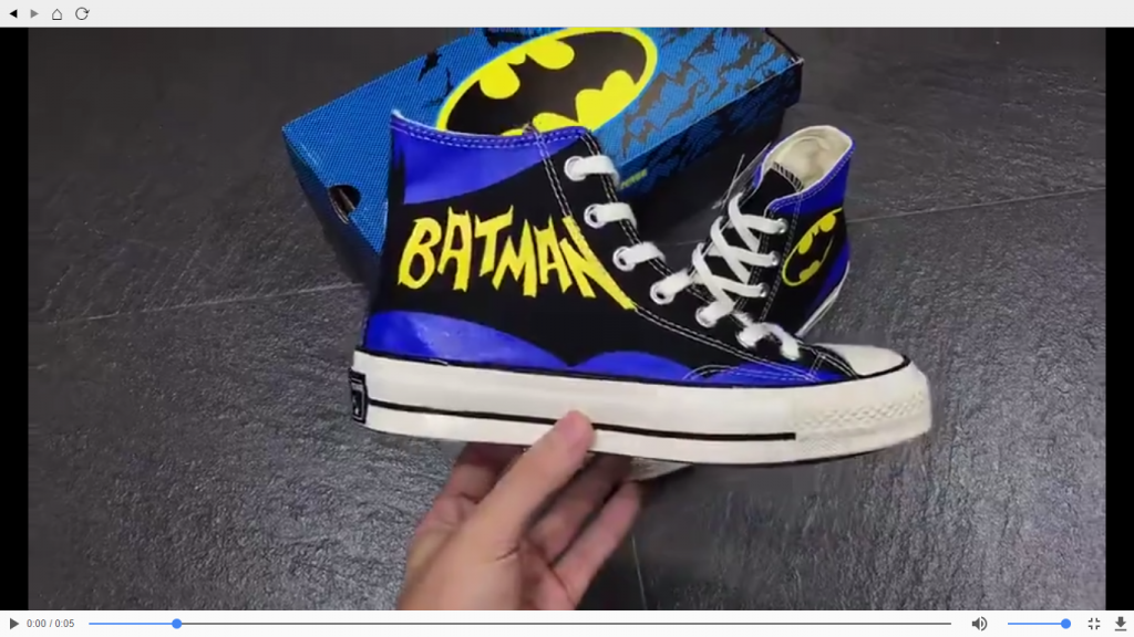 潮鞋-正义联盟系列 蝙蝠侠 新一代2.0DC Comics x Convers Chuck Taylor 1970s