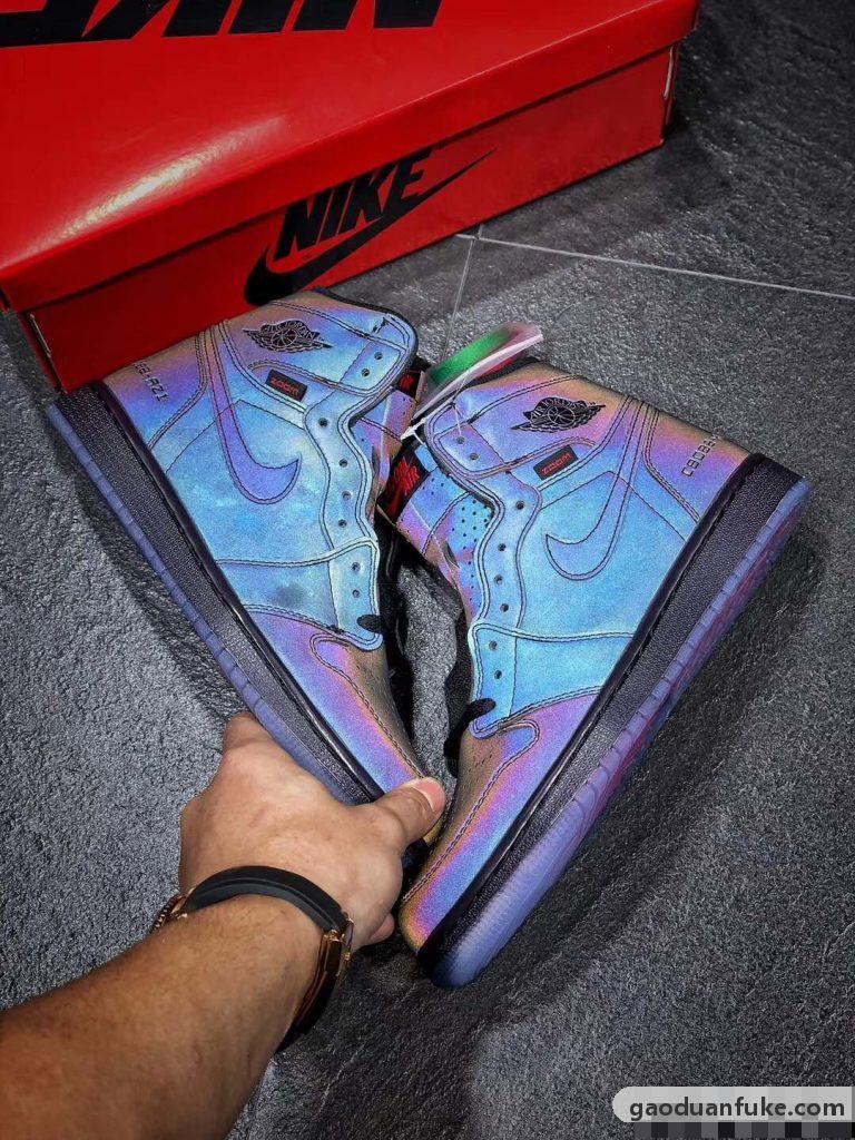 莆田鞋-Air jordan 1 “ZOOM”3M反光变色龙