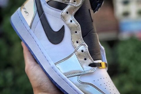 莆田鞋-H12纯原 AJ 1 伦纳德 电镀银