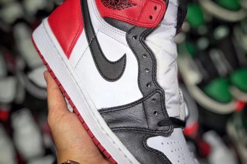 莆田鞋-H12纯原 AJ1 "Black toe" 黑脚趾