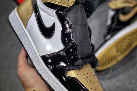莆田鞋-AIR JORDAN 1 黑金鸳鸯