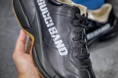 莆田鞋- G家老爹3D皮革角状复古慢跑鞋