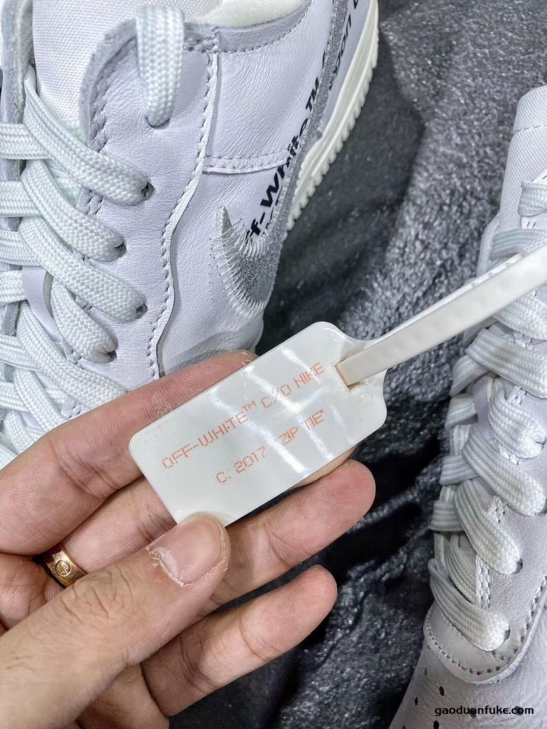 莆田鞋-Off-White X Air Force 1 OW联名白银勾