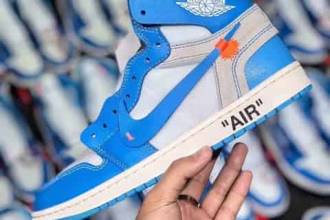 莆田鞋-H12纯原 Air Jordan 1 UNC 北卡蓝
