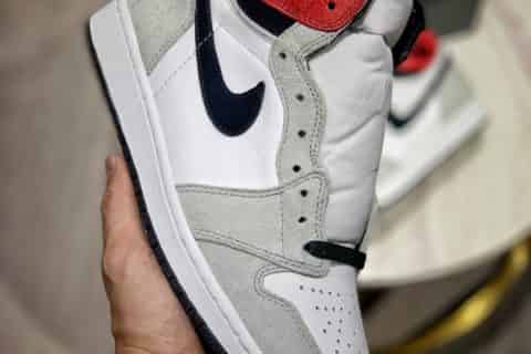 莆田鞋- 纯原级别 AJ1 High OG “Light Smoke Grey”烟灰