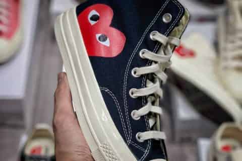 莆田鞋-   平台订单 Convers CDG Play 1970s 川久保玲 高帮