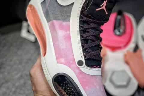 莆田货和正品区别大吗-原厂批次 全网独家首发 AJ34 "Paris"粉白油画