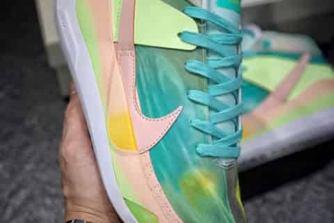 莆田鞋 可支持轻实战 NK Zoom KD 13 “Chill” 黄绿炫彩