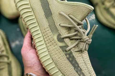 复刻鞋-H12系列YEEZY350 V2 新配色 "Sulfur" 抹茶绿
