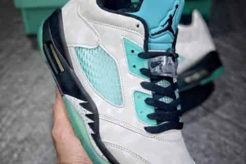 莆田鞋等级区分-公司级 Air Jordan 5 “Island Green”郭艾伦
