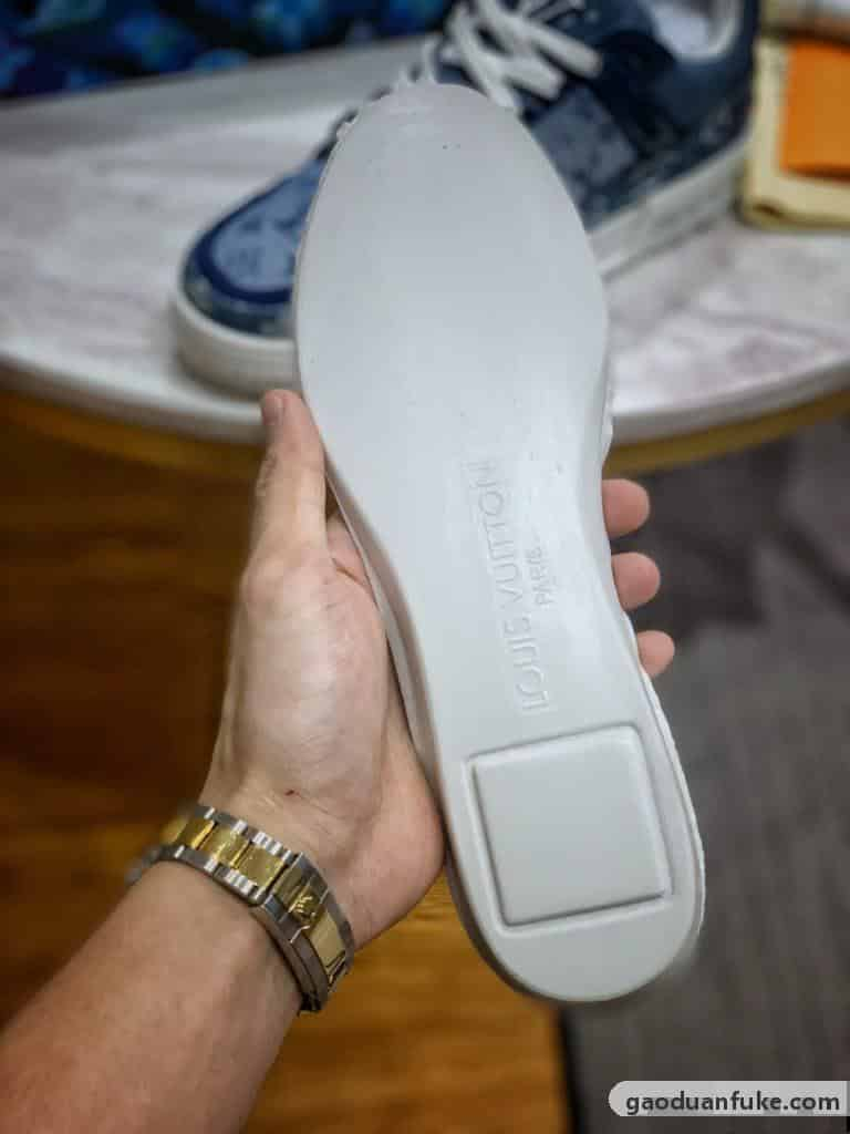 莆田鞋-东莞知名大厂出品 L家 Trainer 经典花蓝色牛仔布