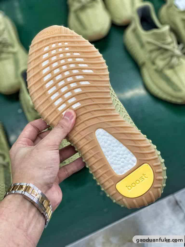 复刻鞋-H12系列YEEZY350 V2 新配色 "Sulfur" 抹茶绿