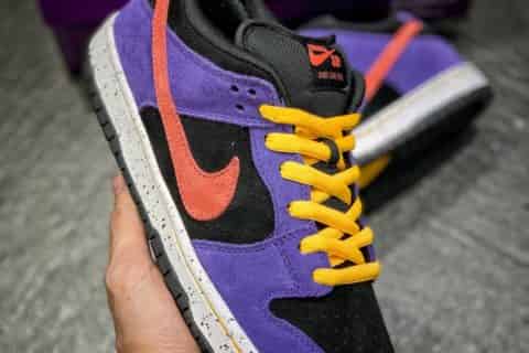 莆田鞋在哪里买-原装级别 AJ1 low 蓝黄 潮流运动休闲板鞋