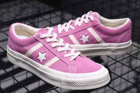 莆田鞋大厂微信号-CONVERS JACK STAR BARS SUEDE 2020季度新款