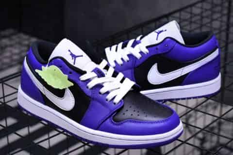 哪个平台可以买莆田鞋-原装公司级 Air Jordan 1 Low 黑紫