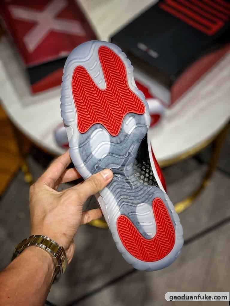 莆田一手货源-纯原级别 Air Jordan 11 大红 大漆皮全红