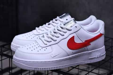 莆田鞋分几个等级-公司级 NK Air Force 1 '07 LV8" “皮革白红闪电钩子”