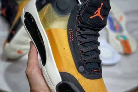 莆田鞋大厂微信号-原厂批次 AJ34 "Amber Rise"火星
