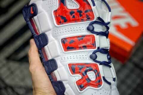 福建莆田鞋子是真的吗-公司级 NK Wmns Air More Uptempo 白蓝红