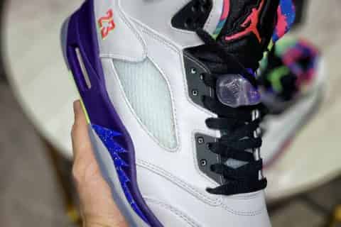 莆田鞋子批发网站-东莞大厂出品 Air Jordan 5 Ghost Green 新鲜王子