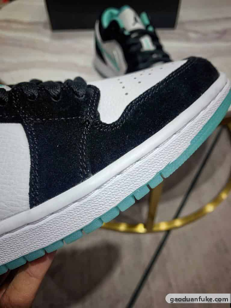 福建莆田鞋子怎么样-原装公司级 Air Jordan 1 Low "Lake 蒂芙尼黑绿