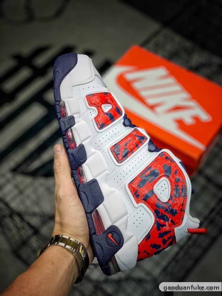 福建莆田鞋子是真的吗-公司级 NK Wmns Air More Uptempo 白蓝红