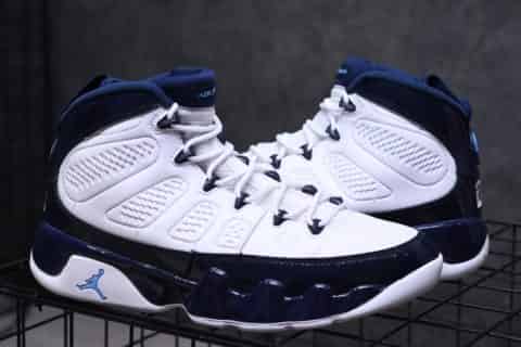 莆田鞋厂都有哪些-Air Jordan 9"UNC"“复古中帮文化休闲运动篮球鞋
