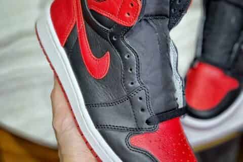 莆田货和正品区别大吗-纯原级别 Air Jordan 1 Retro Bred Banned 黑红禁穿