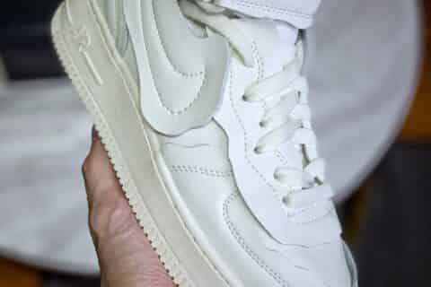 莆田鞋和正品的脚感-公司级 COMME des GARÇONSxNK Air Force 1 Mid