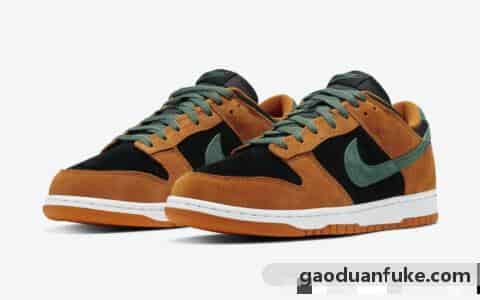 莆田鞋官网旗舰店-黑橙丑小鸭Nike Dunk Low“Ceramic”官图释出！