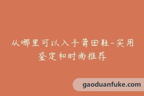 从哪里可以入手莆田鞋-实用鉴定和时尚推荐