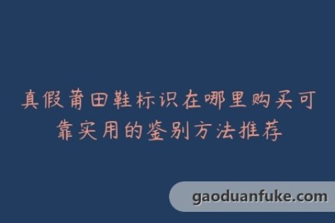 真假莆田鞋标识在哪里购买可靠实用的鉴别方法推荐