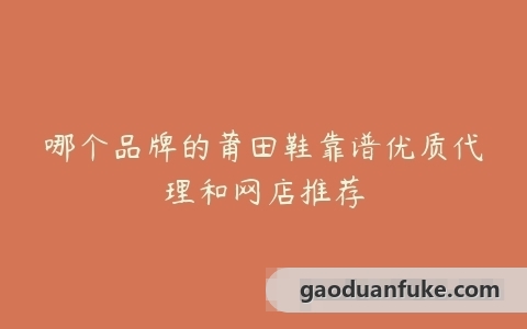 哪个品牌的莆田鞋靠谱优质代理和网店推荐