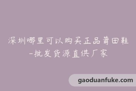 深圳哪里可以购买正品莆田鞋-批发货源直供厂家