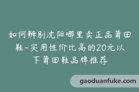 如何辨别沈阳哪里卖正品莆田鞋-实用性价比高的20元以下莆田鞋品牌推荐