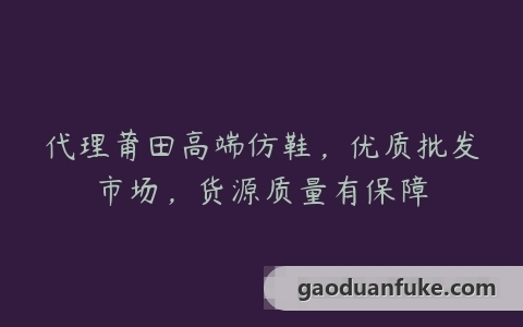 代理莆田高端仿鞋，优质批发市场，货源质量有保障