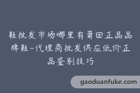 鞋批发市场哪里有莆田正品品牌鞋-代理商批发供应低价正品鉴别技巧