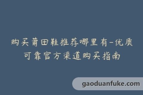 购买莆田鞋推荐哪里有-优质可靠官方渠道购买指南