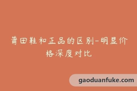 莆田鞋和正品的区别-明显价格深度对比