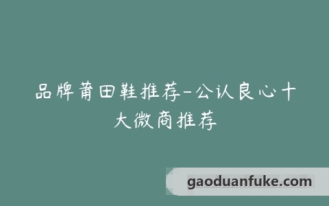 品牌莆田鞋推荐-公认良心十大微商推荐