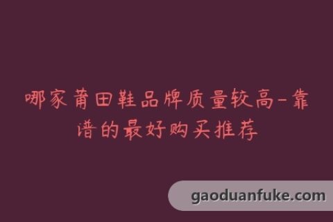 哪家莆田鞋品牌质量较高-靠谱的最好购买推荐